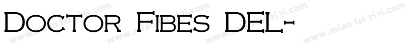 Doctor Fibes DEL字体转换